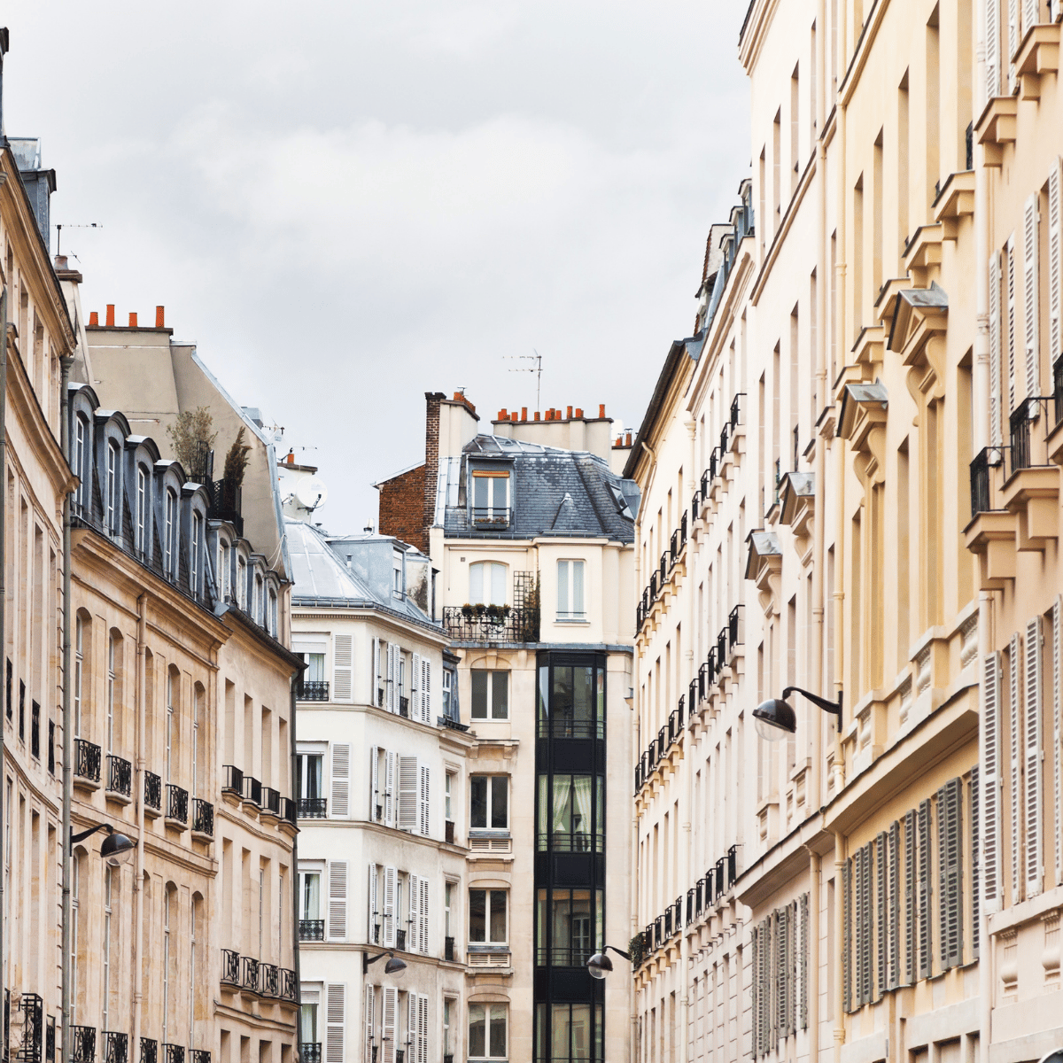 immeubles rue paris